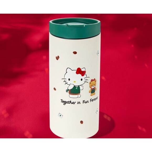 NEW IN HAND Starbucks x Hello Kitty 2025 Limited Edition 12oz Tumbler with Tags! - Picture 5 of 5